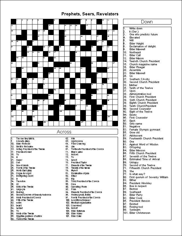 Crossword Construction Kit 97 Puzzle